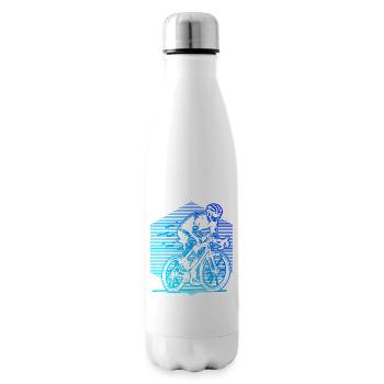 Einfach Roadbike zeitloses Design - Isolierflasche - Weiß - Rechts