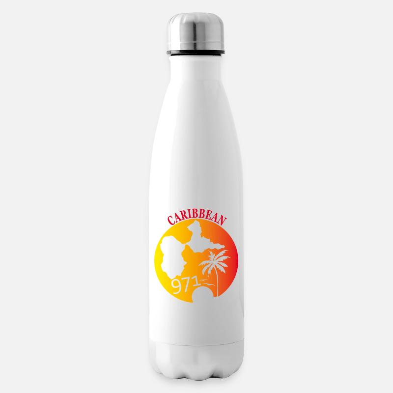 Caribbean 971 GUADELOUPE - Bouteille isotherme - blanc