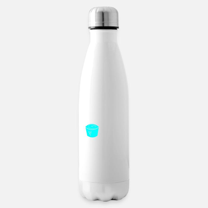 Glas ist voll geschenk Physik Geek - Isolierflasche - Weiß