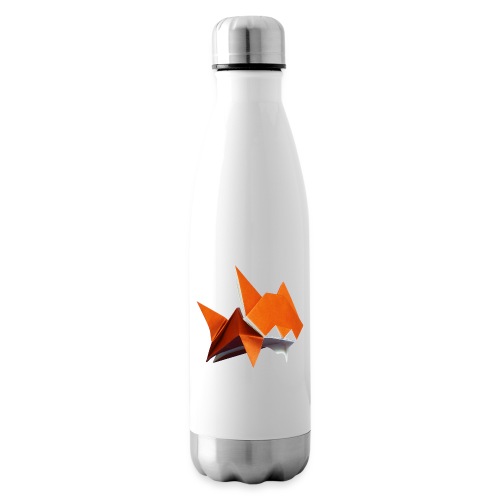Jumping Cat Origami - Cat - Gato - Katze - Gatto - Insulated Water Bottle