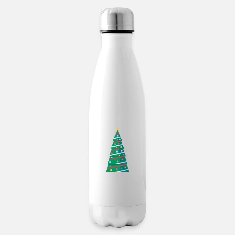 Weihnachten - Isolierflasche - Weiß