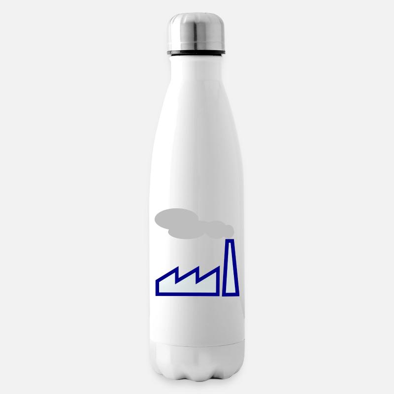Industrie! Geschenk Idee Geschenkidee - Isolierflasche - Weiß