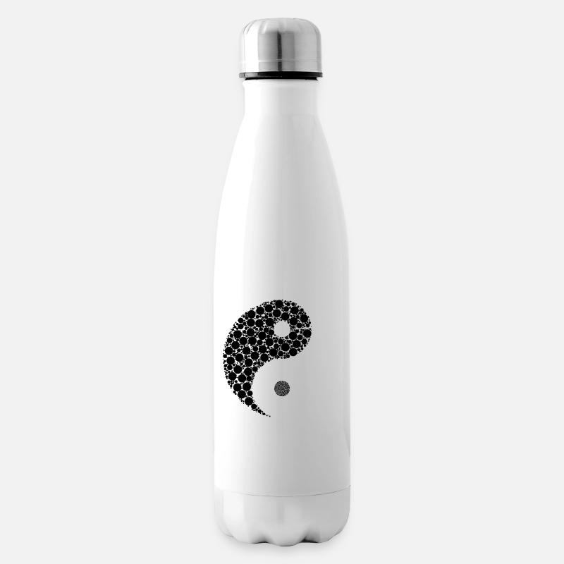 Ying Yang - Isolierflasche - Weiß