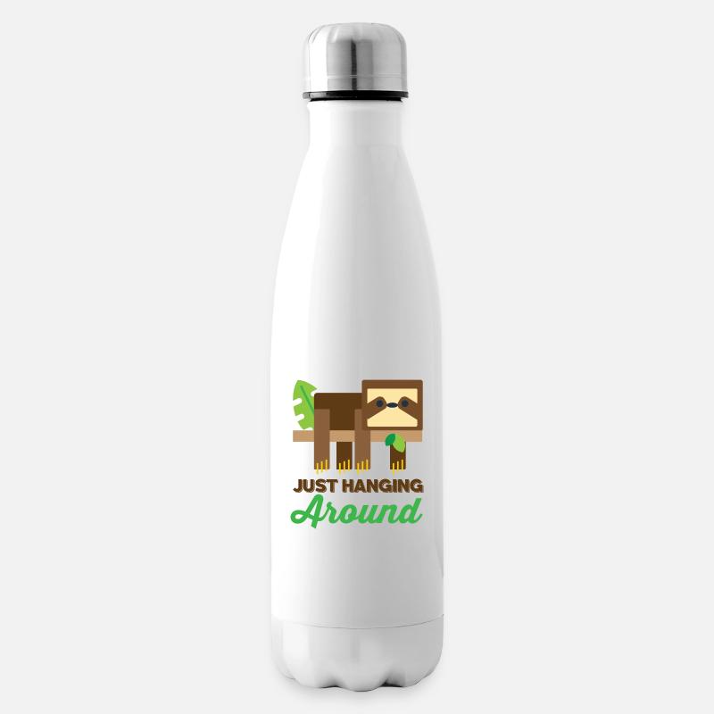 Katze süss - Isolierflasche - Weiß