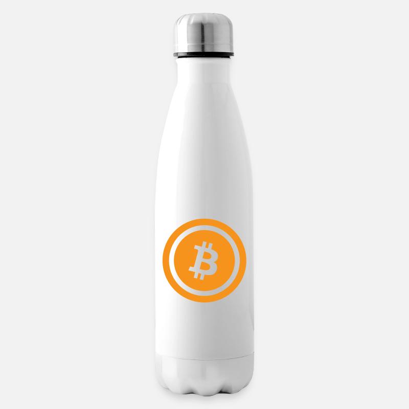 bitcoin - Isolierflasche - Weiß