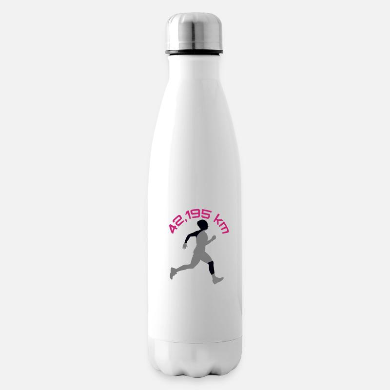 Marathon - Isolierflasche - Weiß