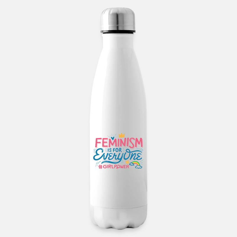FEMINISM IS FOR EVERYONE - Isolierflasche - Weiß
