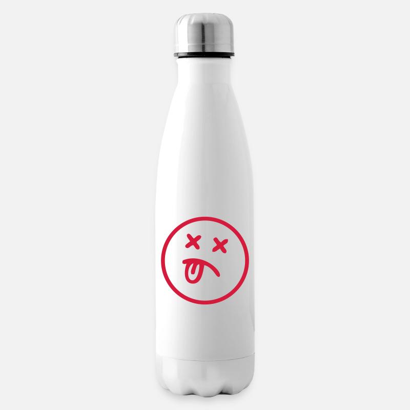 Smiley - SMILE - Bouteille isotherme - blanc