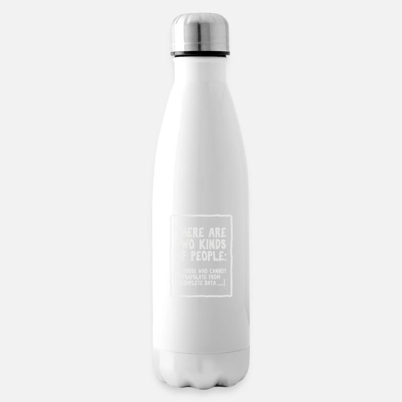 Données incomplètes Funny Science Nerd - Bouteille isotherme - blanc