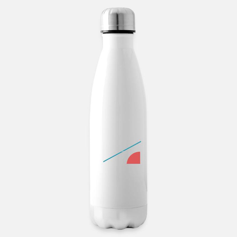 Crazy Hot Scale - Graphics - Graph - Barny - Insulated Water Bottle - white