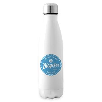 Bicyclettes modernes et vintage - Bouteille isotherme - blanc - Droite