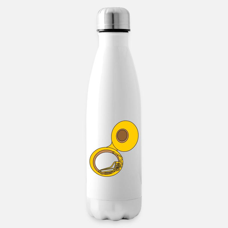 Sousaphon - Isolierflasche - Weiß