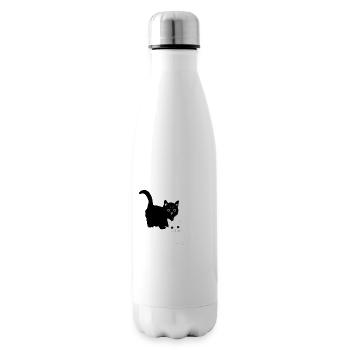 Katzen - Isolierflasche - Weiß - Rechts
