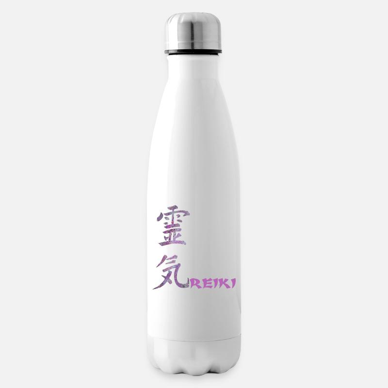 reiki japanisch e 62 - Isolierflasche - Weiß