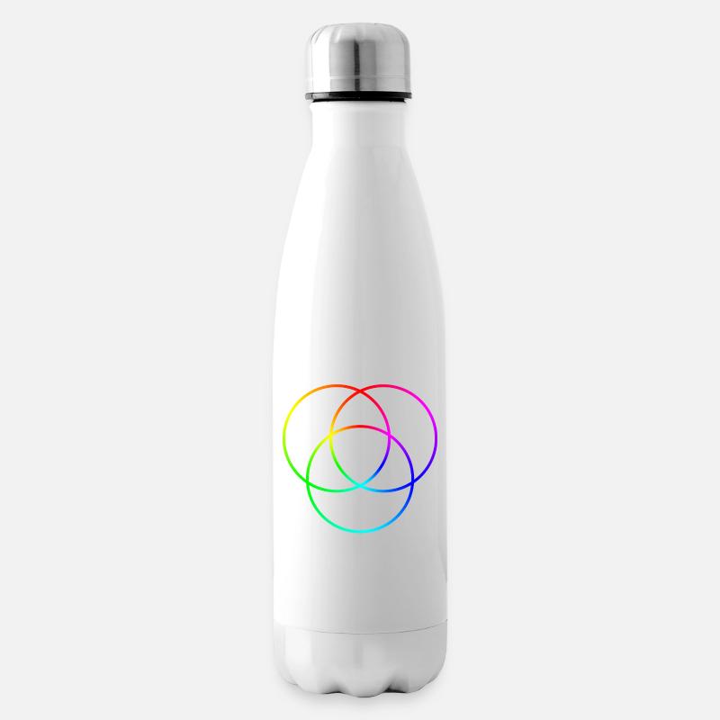 The Answer is 42 - Answer to everything & all questions - Insulated Water Bottle - white