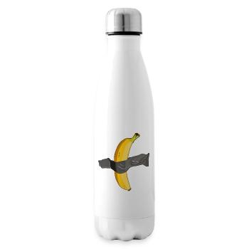 Geklebte Bananenkunst - Isolierflasche - Weiß - Rechts