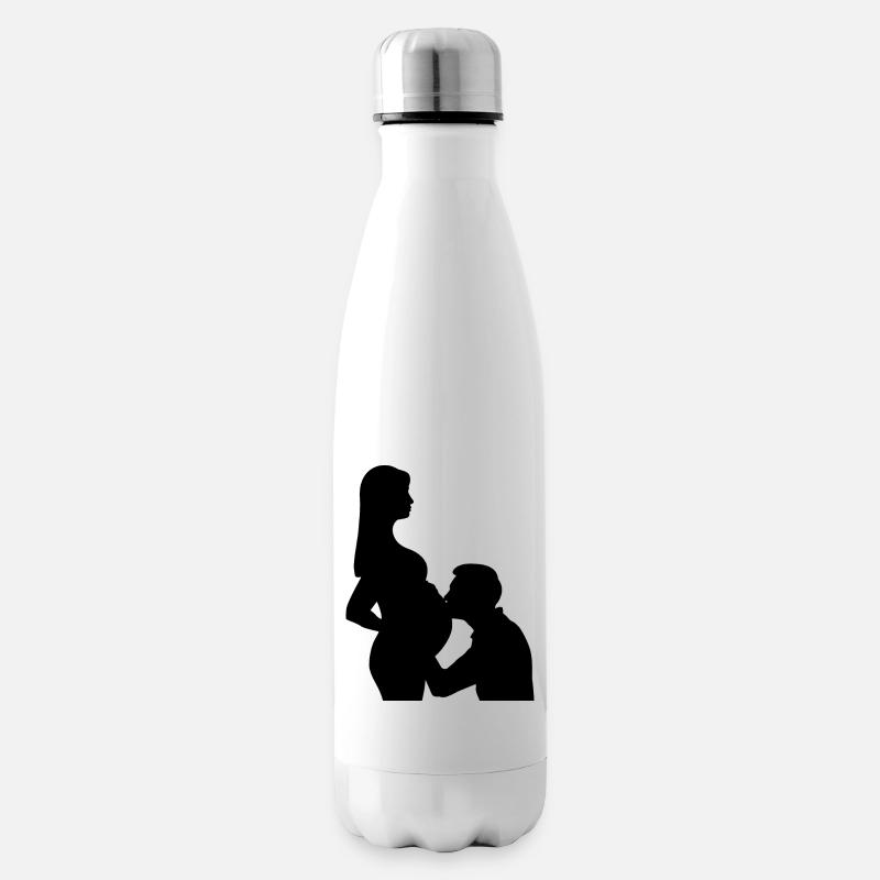 Couples de grossesse - Bouteille isotherme - blanc