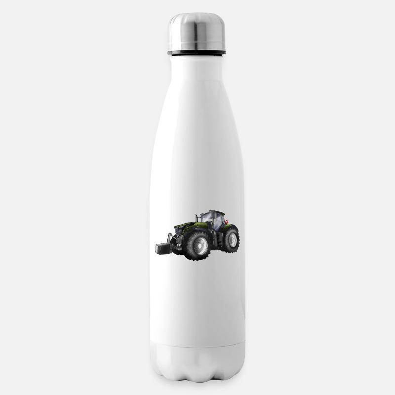 TRACTEUR - Bouteille isotherme - blanc