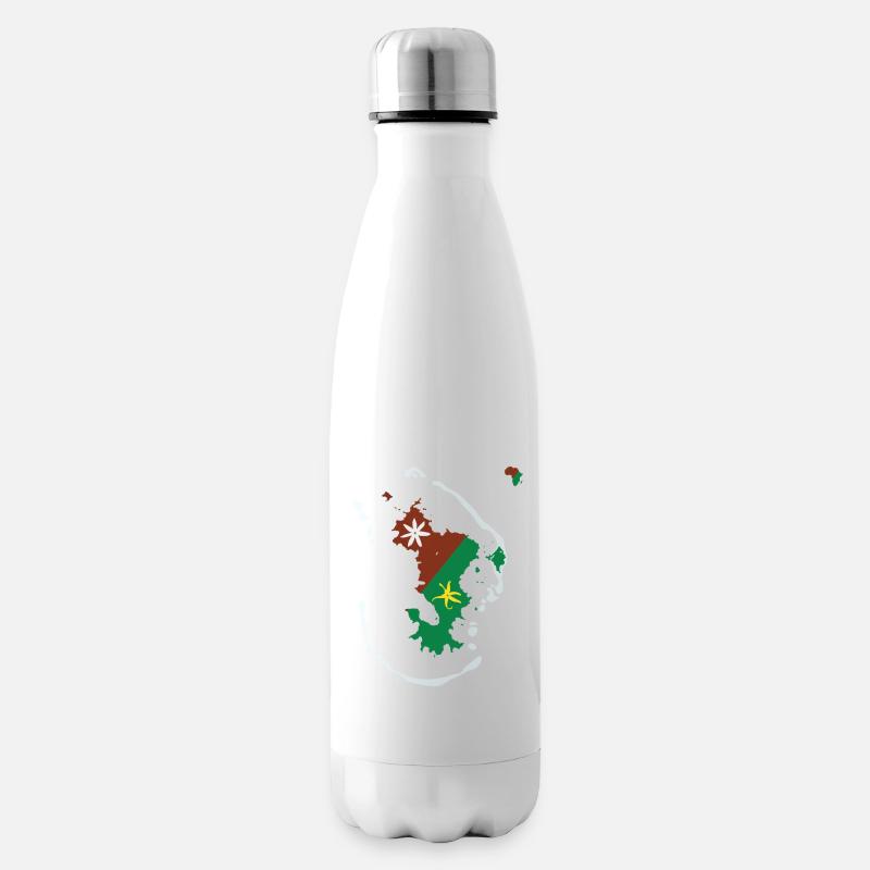 Maore (Mayotte) île d'Afrique - Bouteille isotherme - blanc