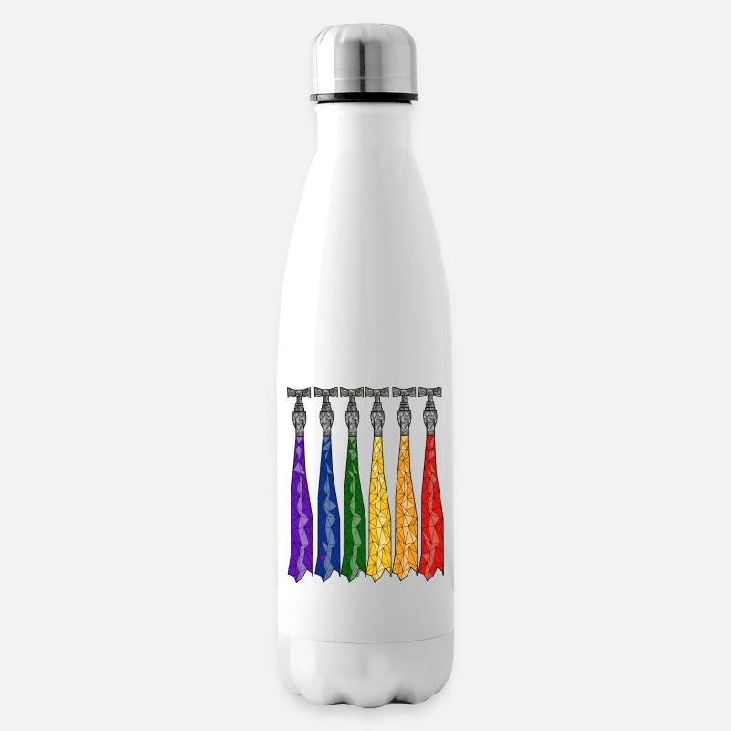 Robinets LGBTQ - Bouteille isotherme - blanc