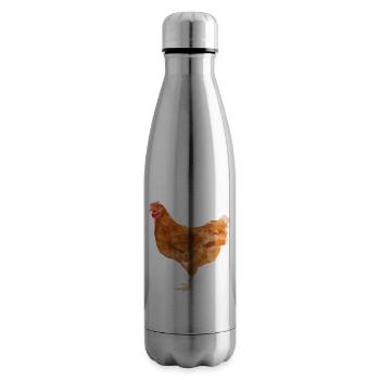 Chicken - Insulated Water Bottle - silver - Right
