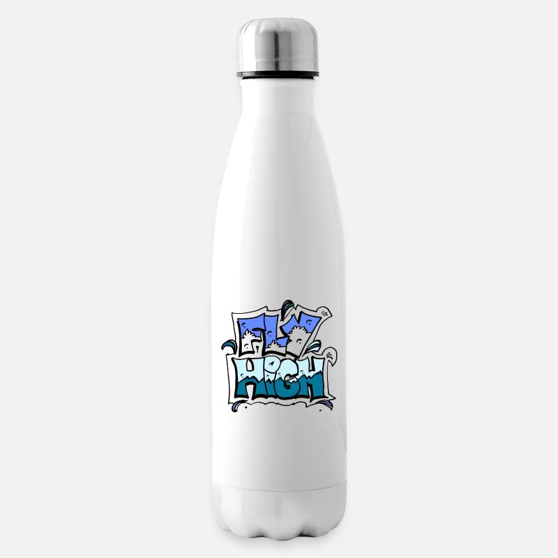 voler haut - Bouteille isotherme - blanc