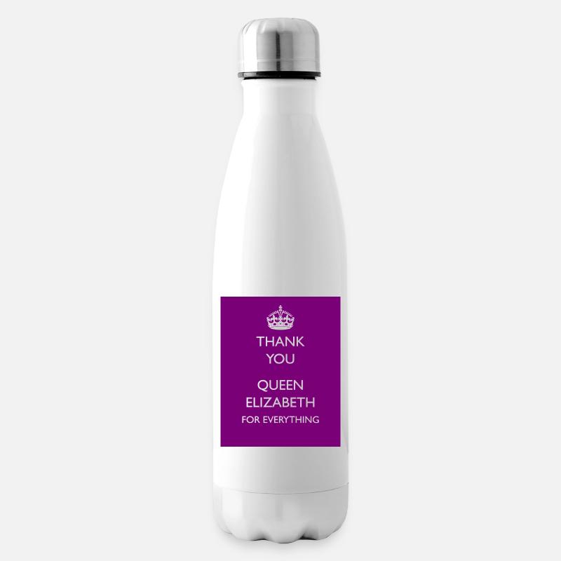 Königin Elisabeth - Isolierflasche - Weiß