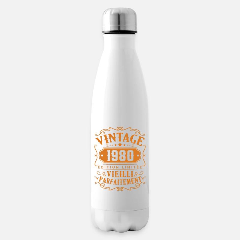 Vintage 1980 Edition Limitée - Bouteille isotherme - blanc