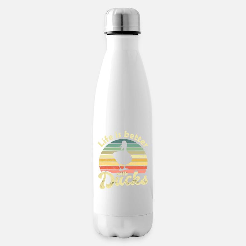 Canards canards - Bouteille isotherme - blanc