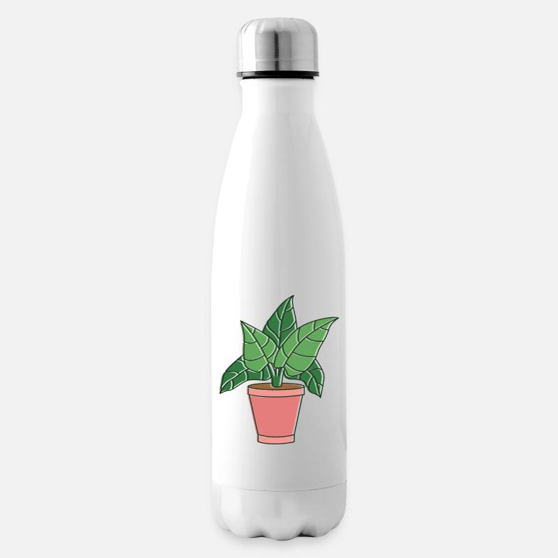 fall plants for u - Bouteille isotherme - blanc