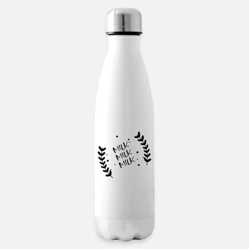 milk milk milk - Isolierflasche - Weiß