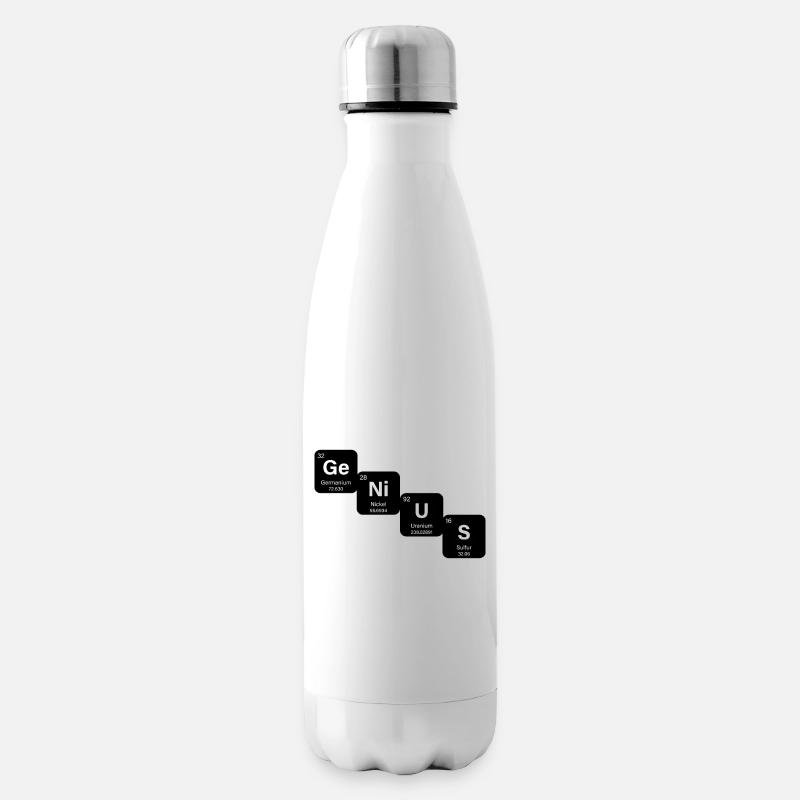 Genius blk - Isolierflasche - Weiß