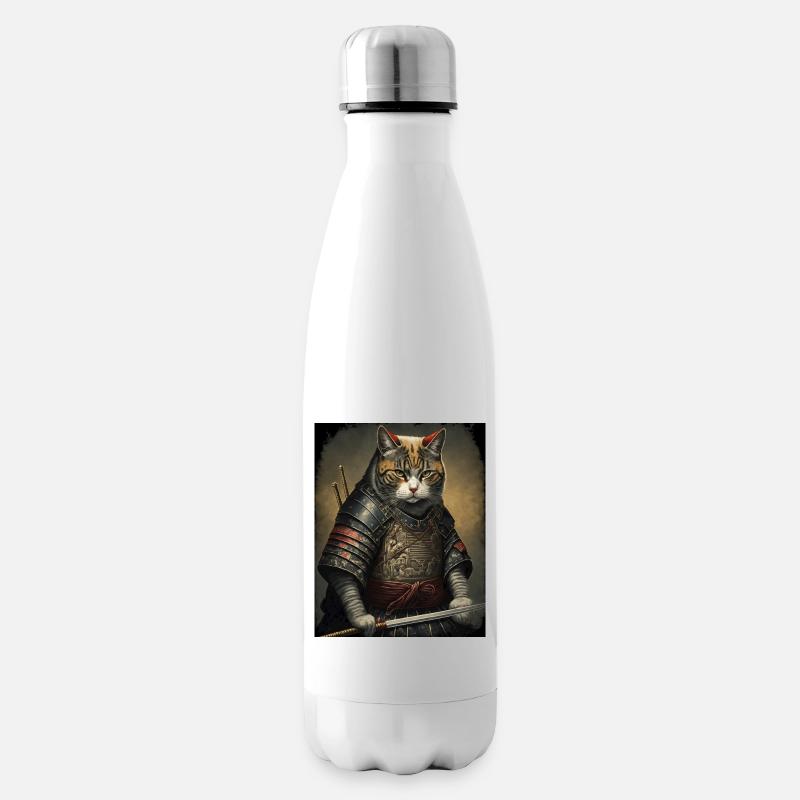 chatmurai 9 - Bouteille isotherme - blanc