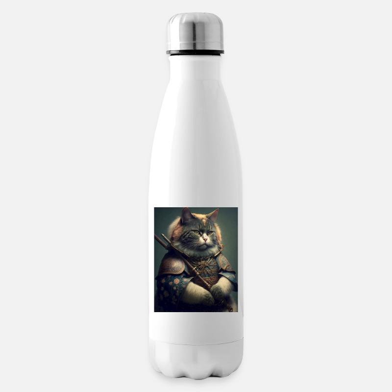 chatmurai 16 - Bouteille isotherme - blanc