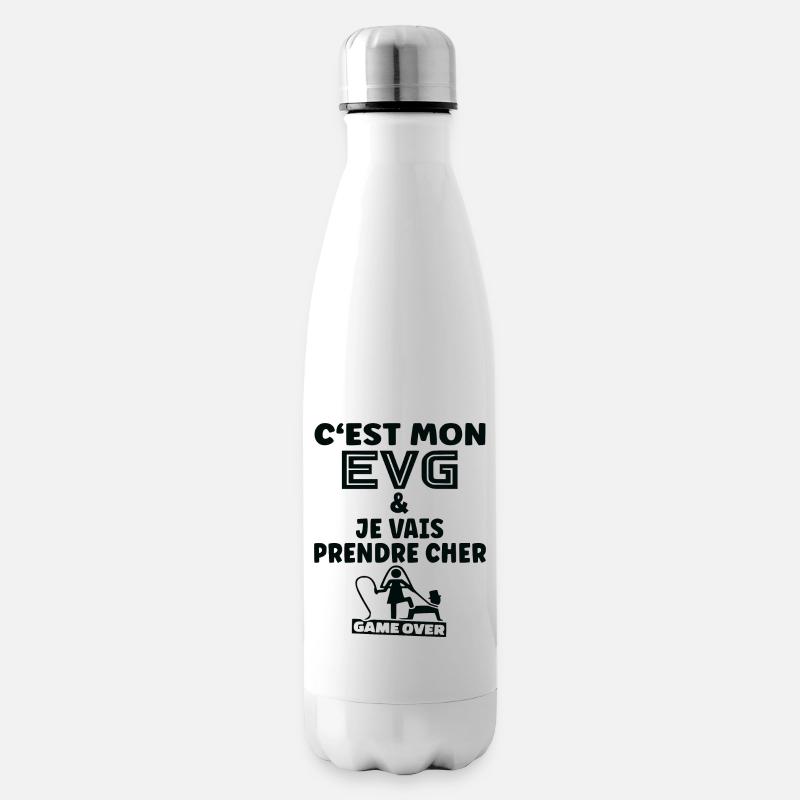 C'est Mon EVG - Enterrement de vie de garçon EVG - Bouteille isotherme - blanc