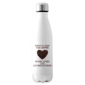 Mama ist wie Kaffe - Isolierflasche - Weiß - Rechts
