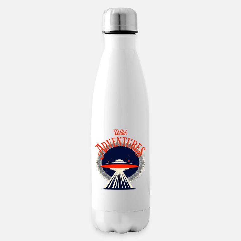 Wild Adventures UFO - Isolierflasche - Weiß