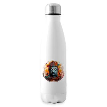 T-shirt Sérénité Bouddha Marque Vibration Positive - Bouteille isotherme - blanc - Droite