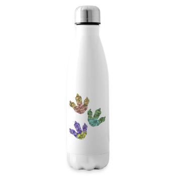 DINOSAURIER-Drucke - Isolierflasche - Weiß - Rechts