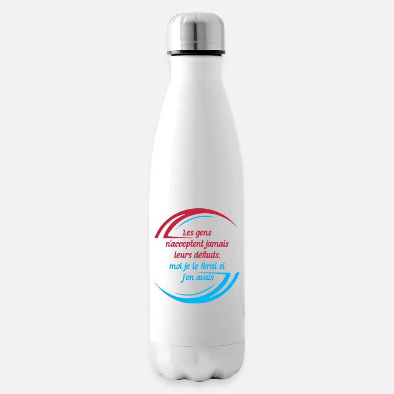 Les défauts des gens - Bouteille isotherme - blanc
