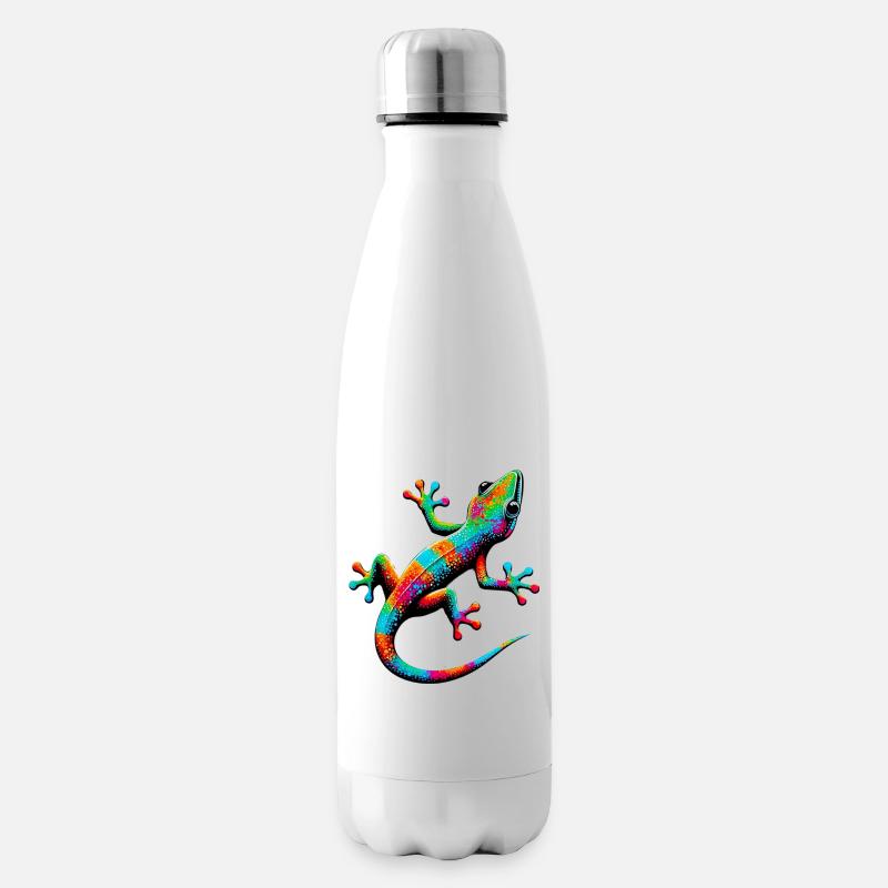 Gecko - Isolierflasche - Weiß