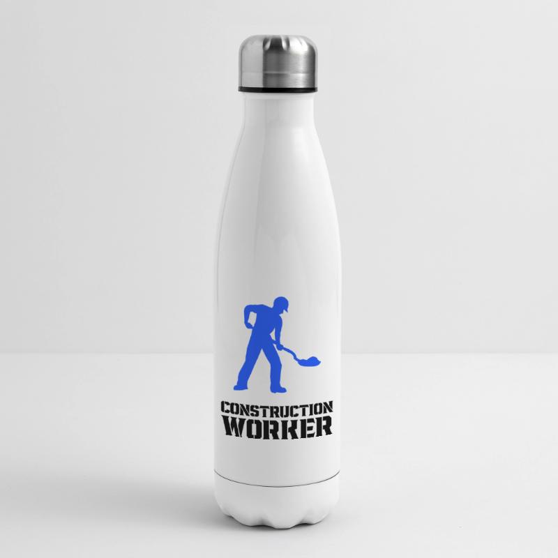 Construction Worker Construction Site Worker Insulated Water Bottle