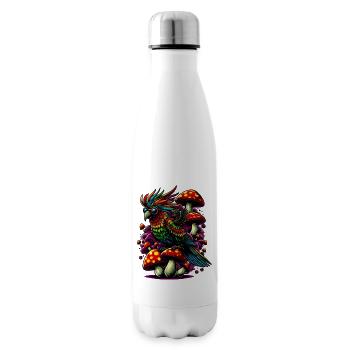 Colorful parrot - Insulated Water Bottle - white - Right