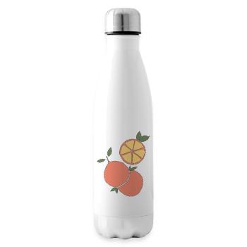 orangen grapefruit - Isolierflasche - Weiß - Rechts