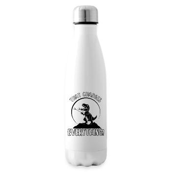 Cela change tout - Bouteille isotherme - blanc - Droite