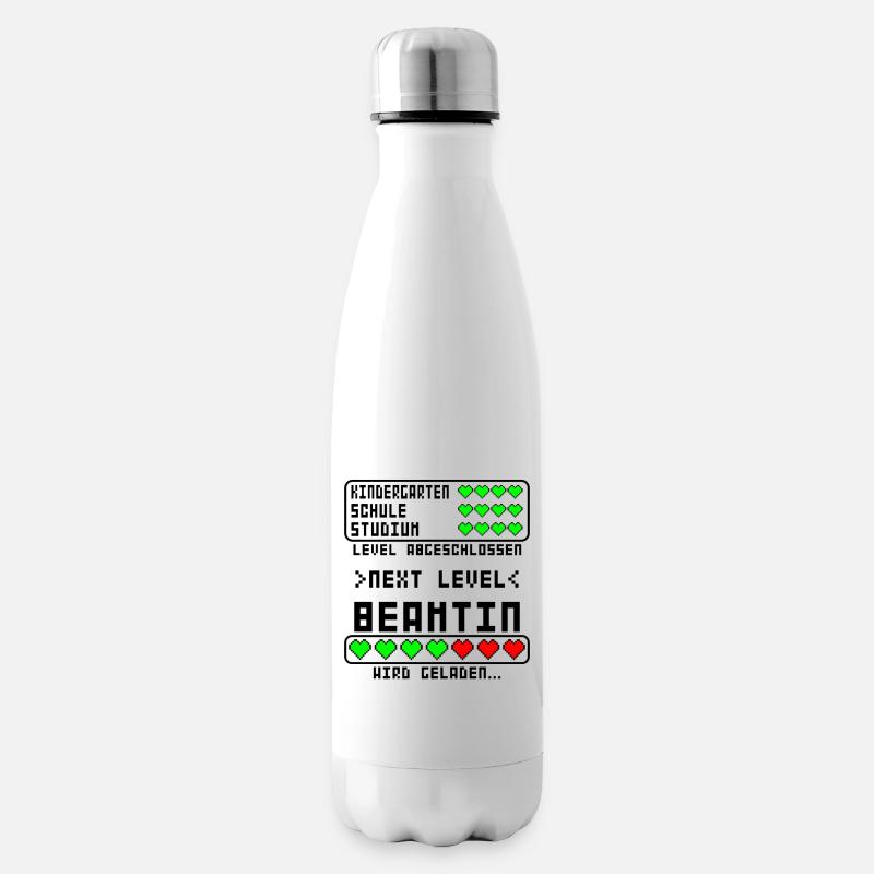 Beamtin in Ausbildung Beginn Baby Mädchen - Isolierflasche - Weiß
