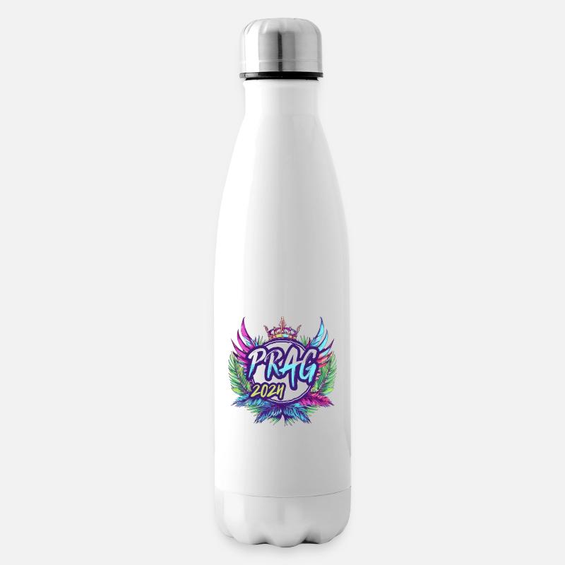 Prag 2024 Bunt - Isolierflasche - Weiß
