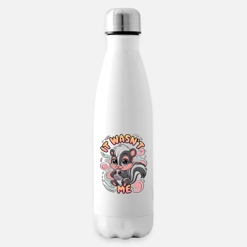 It Wasn't Me - Insulated Water Bottle - white