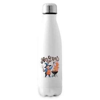 AbraKa-Papa-BH! - Isolierflasche - Weiß - Rechts