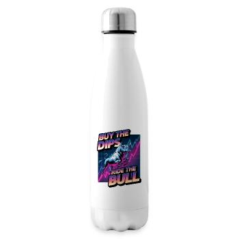 Buy The Dips Ride The Bull - Insulated Water Bottle - white - Right